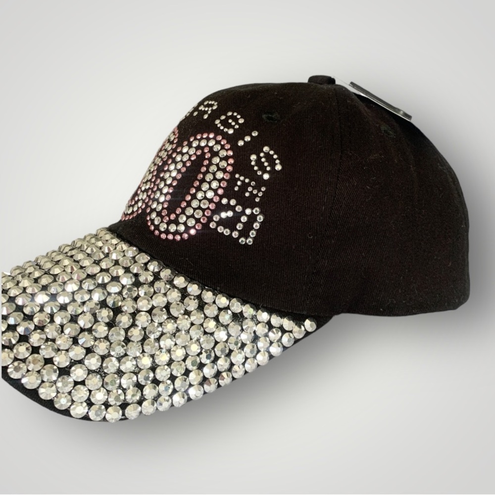 2020 STURGIS 80th Anniversary Hat | Black & Bling | See Measurements - Picture 4 of 7